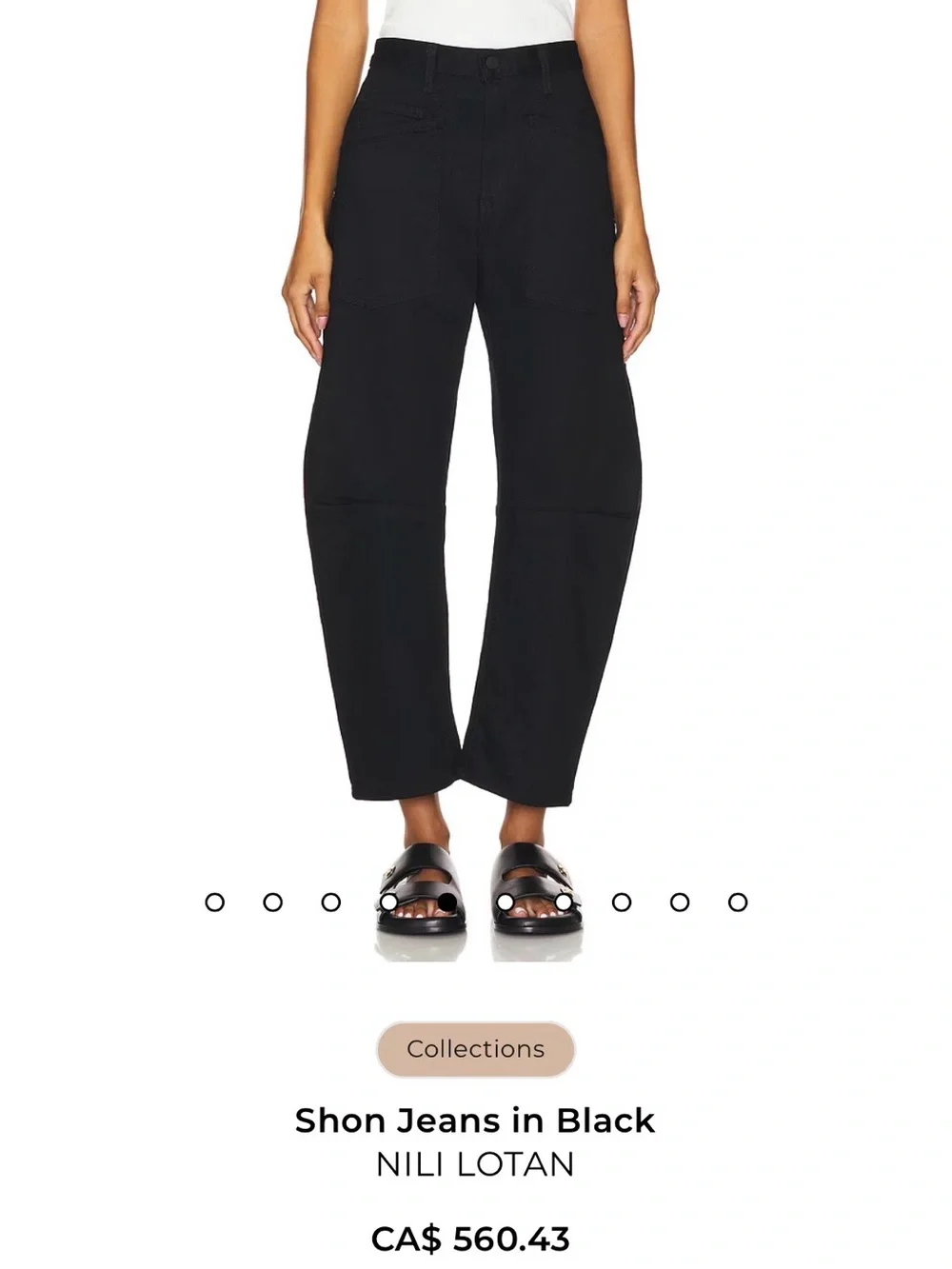 Nili Lotan Black Shon Jeans - Picture 13 of 13